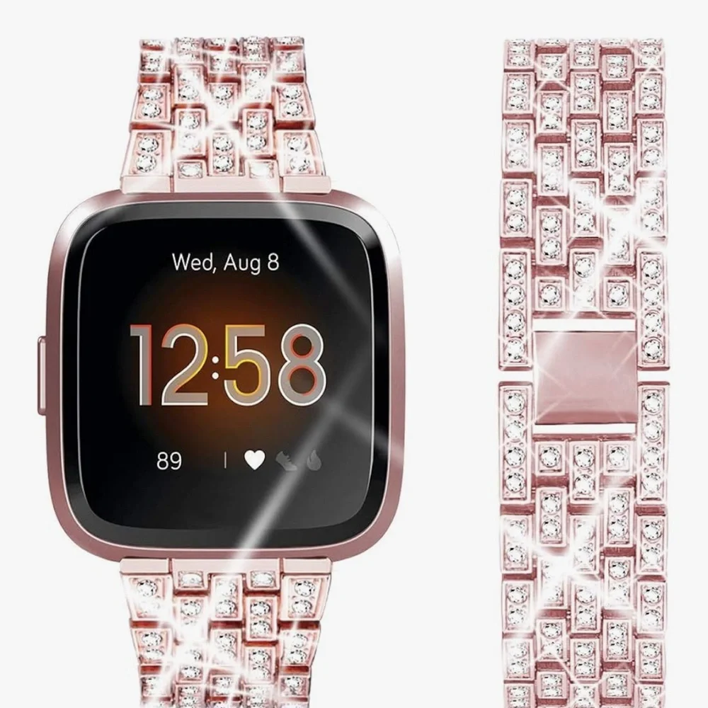 Bling Bands Compatible with Versa/Versa Lite NEW Fitbit Replacement Band for
